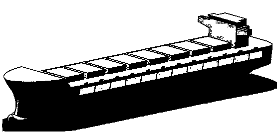 Power generation device utilizing ship two-board wave energy