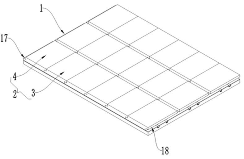 Photovoltaic imbricate assembly capable of preventing battery string from being broken