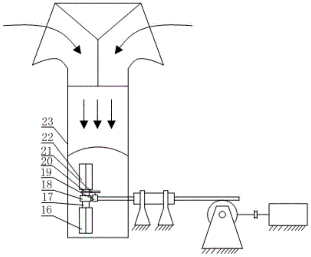A reciprocating wind power generation system