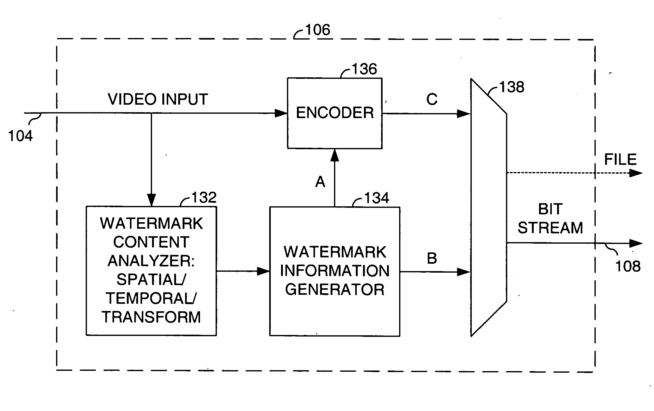 Recorded video broadcast, streaming, download, and disk distribution with watermarking instructions