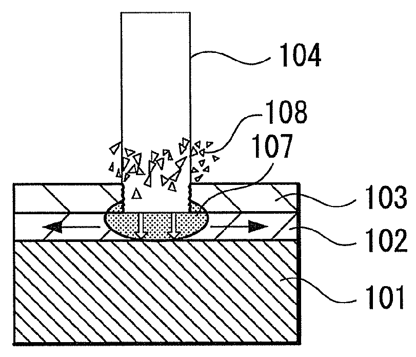 Laser processing apparatus and laser processing method, debris collection mechanism and debris collection method, and method for producing display panel