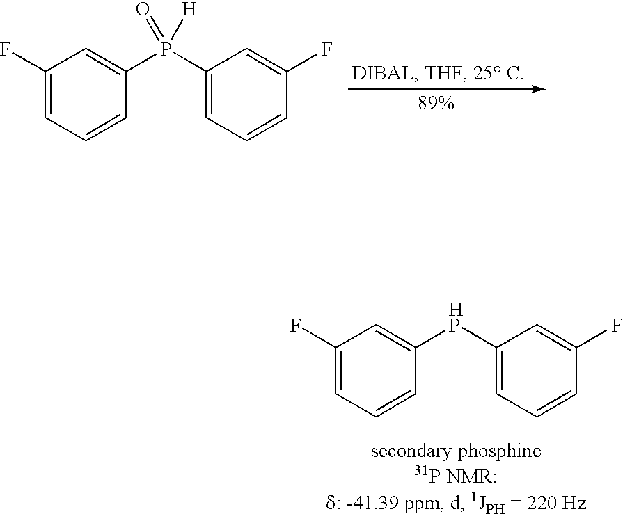 Method for generating secondary phosphines