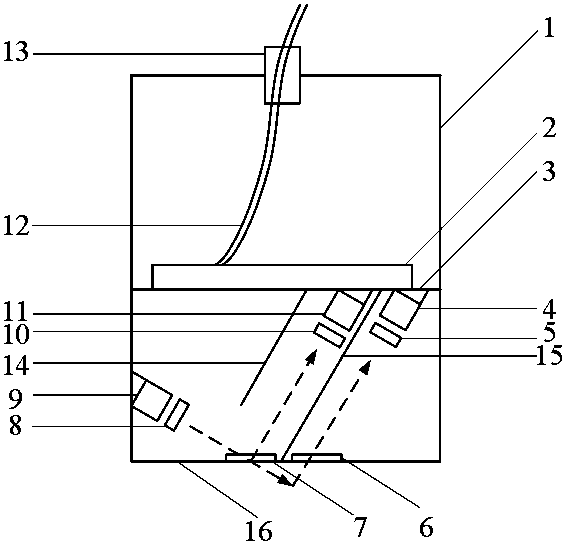 Turbidity sensor and turbidity measurement device