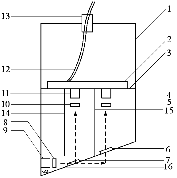 Turbidity sensor and turbidity measurement device