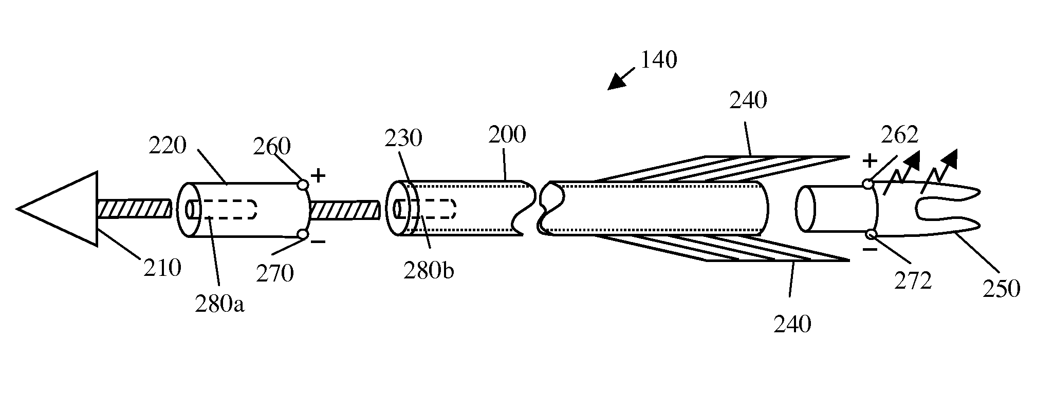 Arrow construction system having tip canister electronics