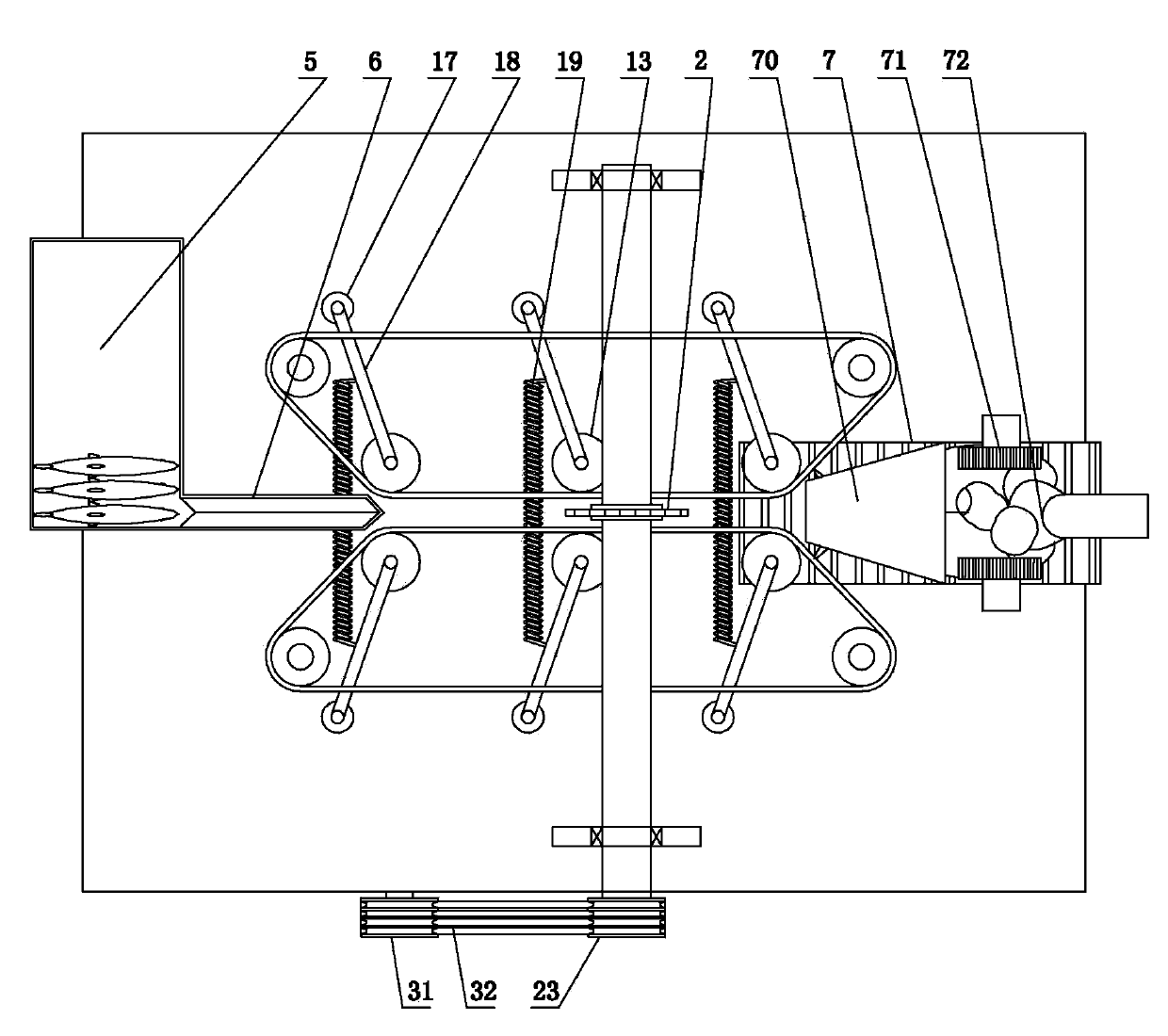 Full-automatic fish cutting machine