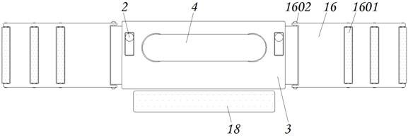 Protective municipal pipeline laying device with pressure relief structure