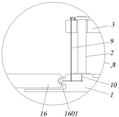 Protective municipal pipeline laying device with pressure relief structure