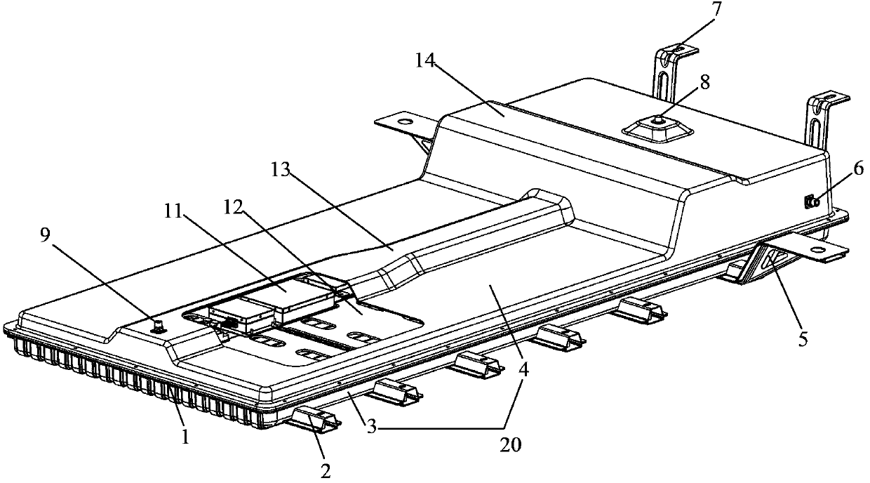 On-vehicle energy storage device of electromobile