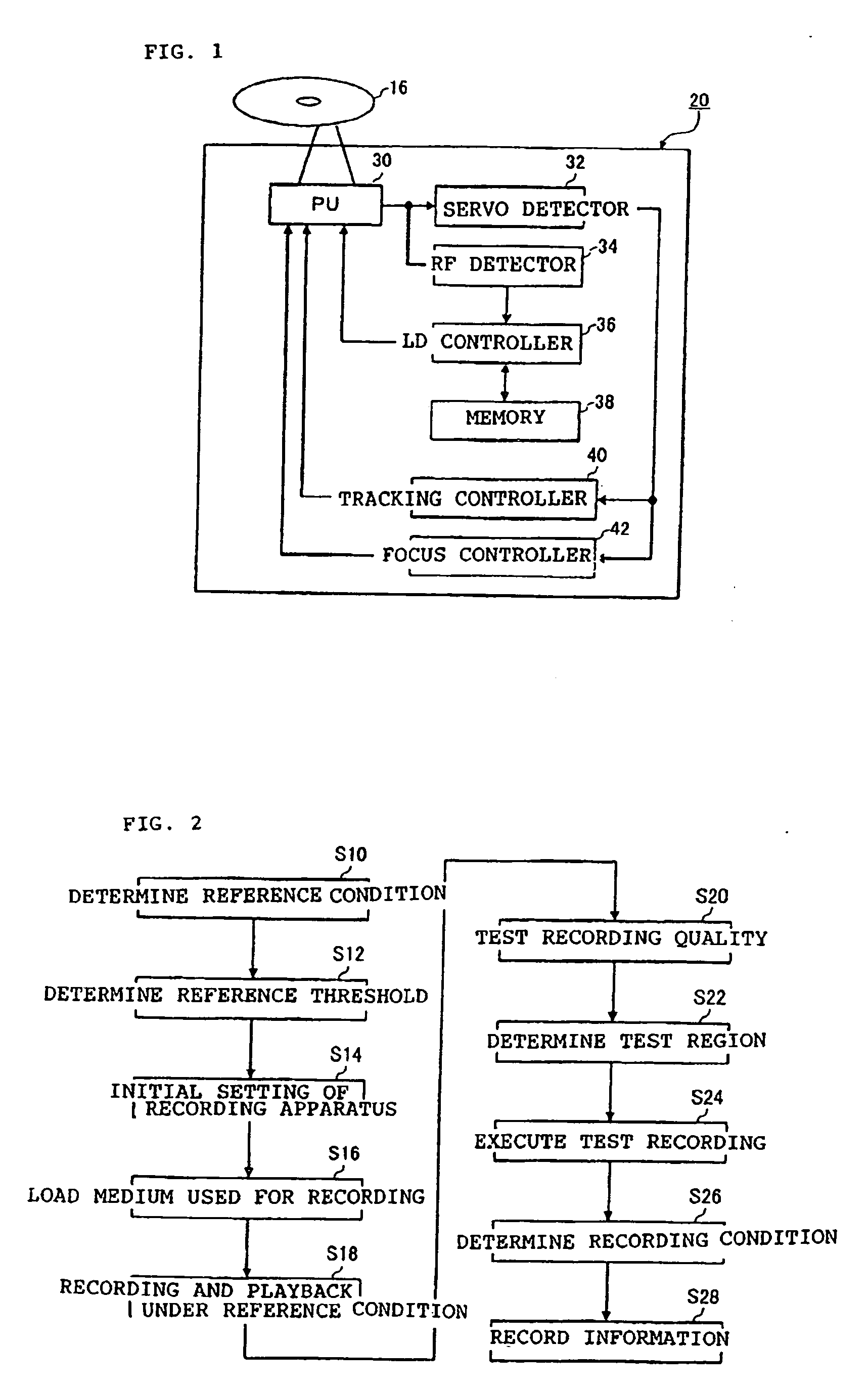 Optical information recording apparatus