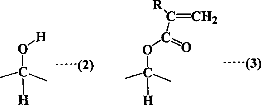 Straight-chain compound containing (methyl) acryloyl, star-shaped compound containing (methyl) acryloyl and method for manufacturing them