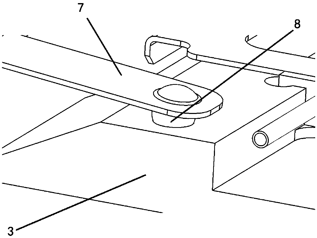 Positioning device for bracket plate of counting cell of microscope