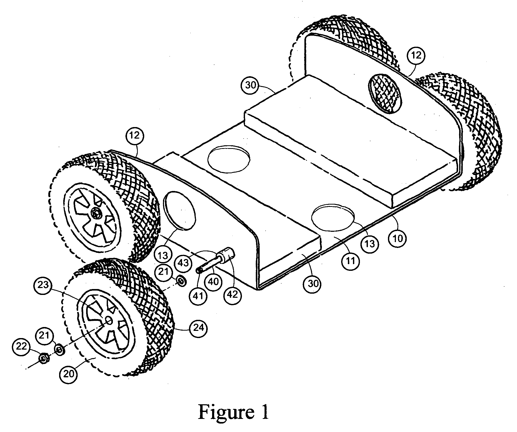 Small space rough terrain mobility transport