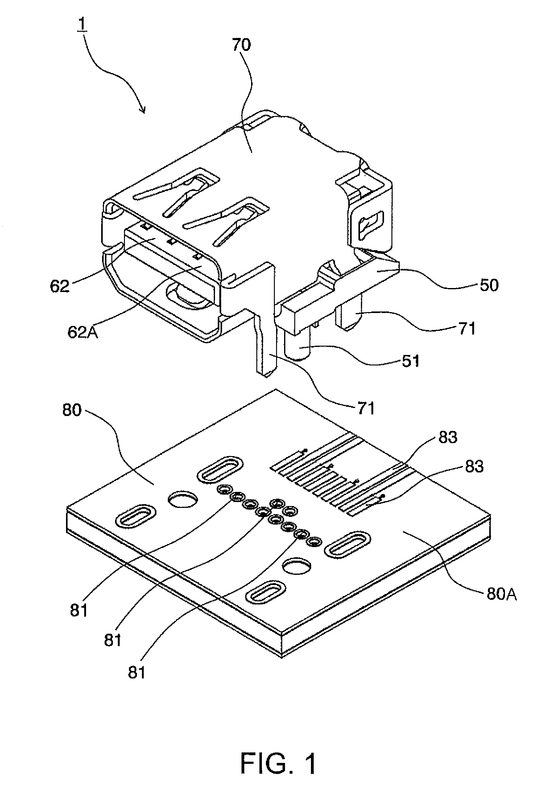 Connector and signal transmission method using the same