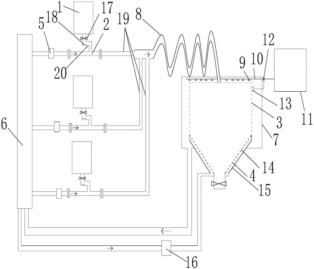 Firework gunpowder mixing device