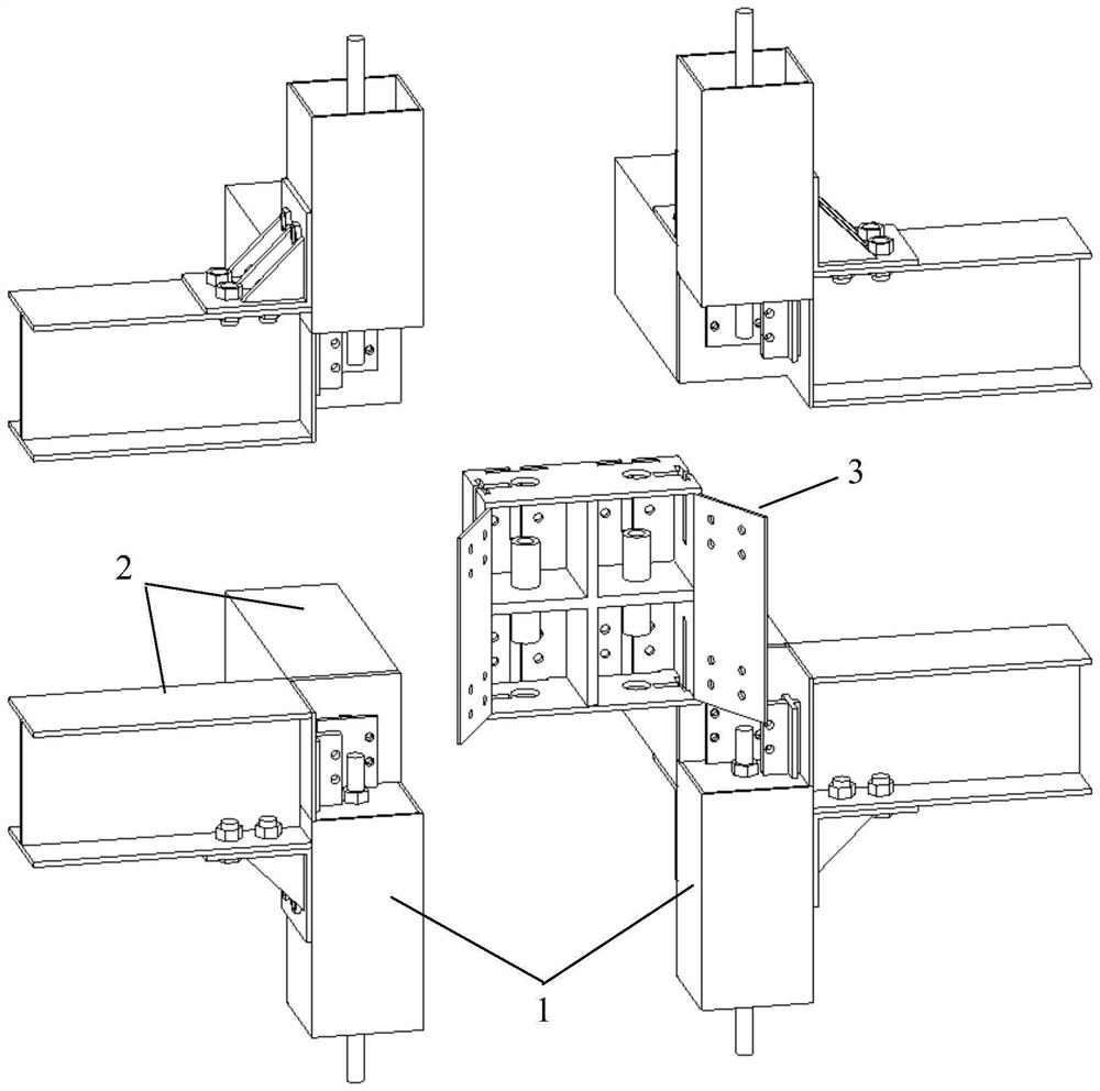 A modular building integrated connection device and installation method