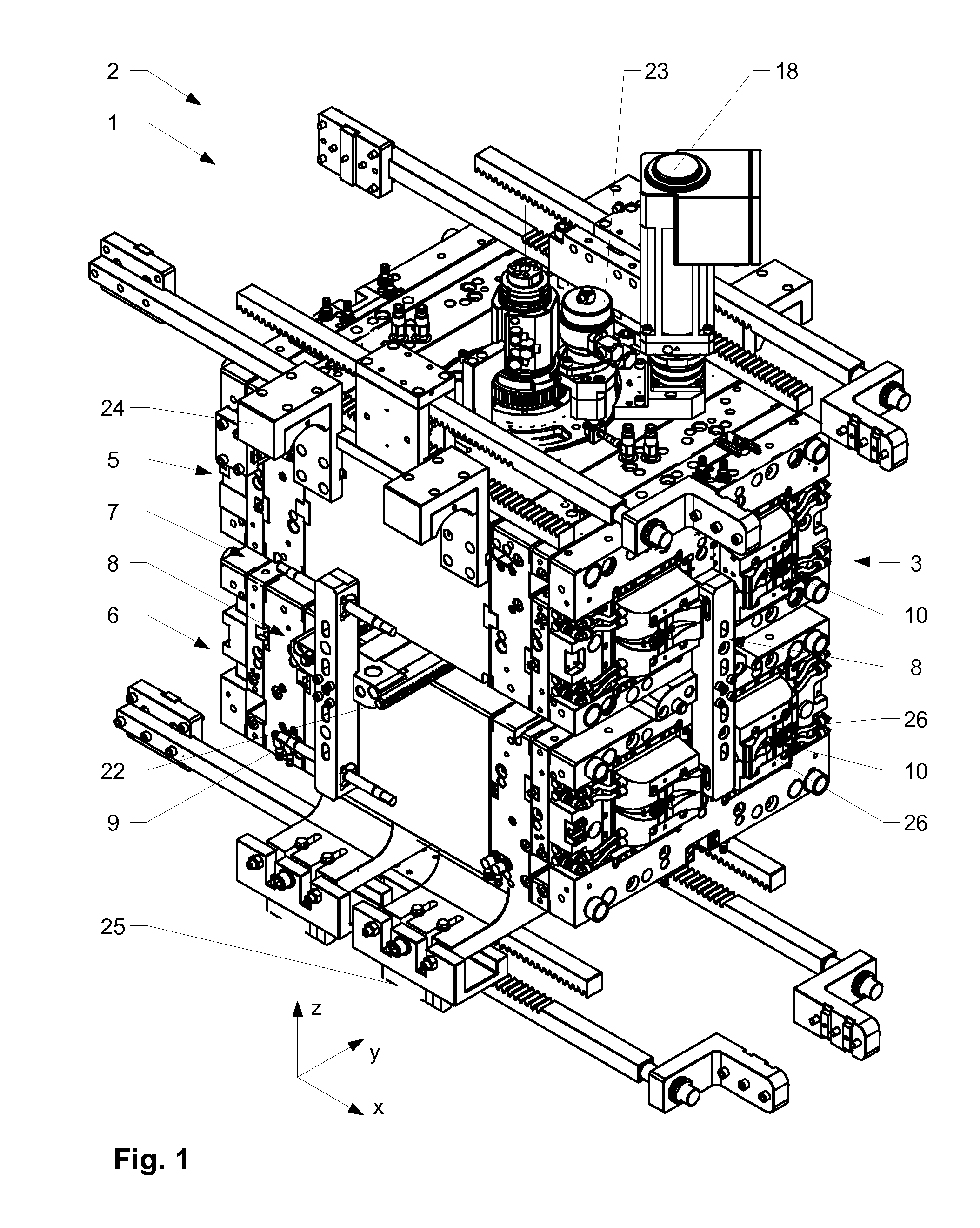 Injection moulding device