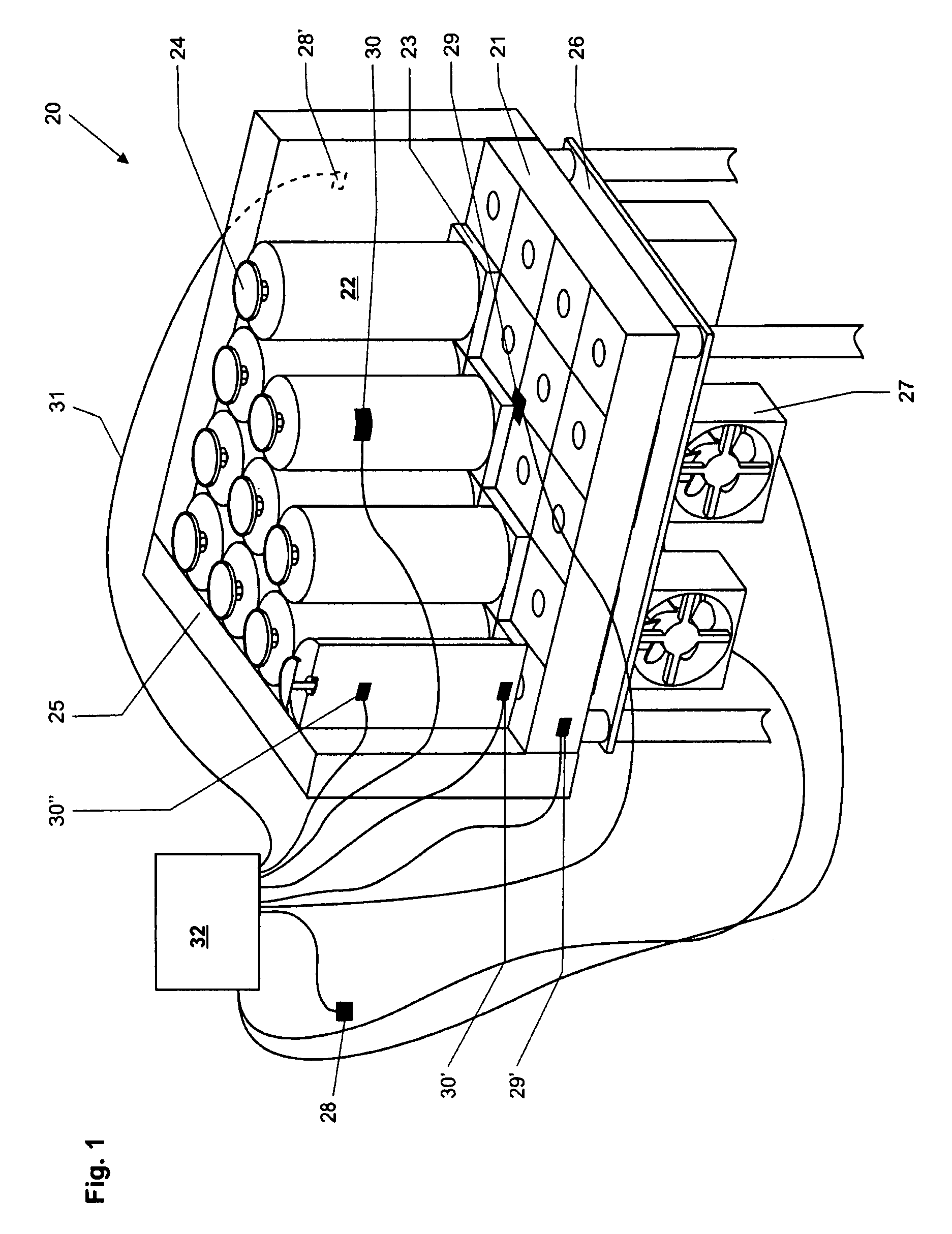 Multi-module weighing system with temperature control