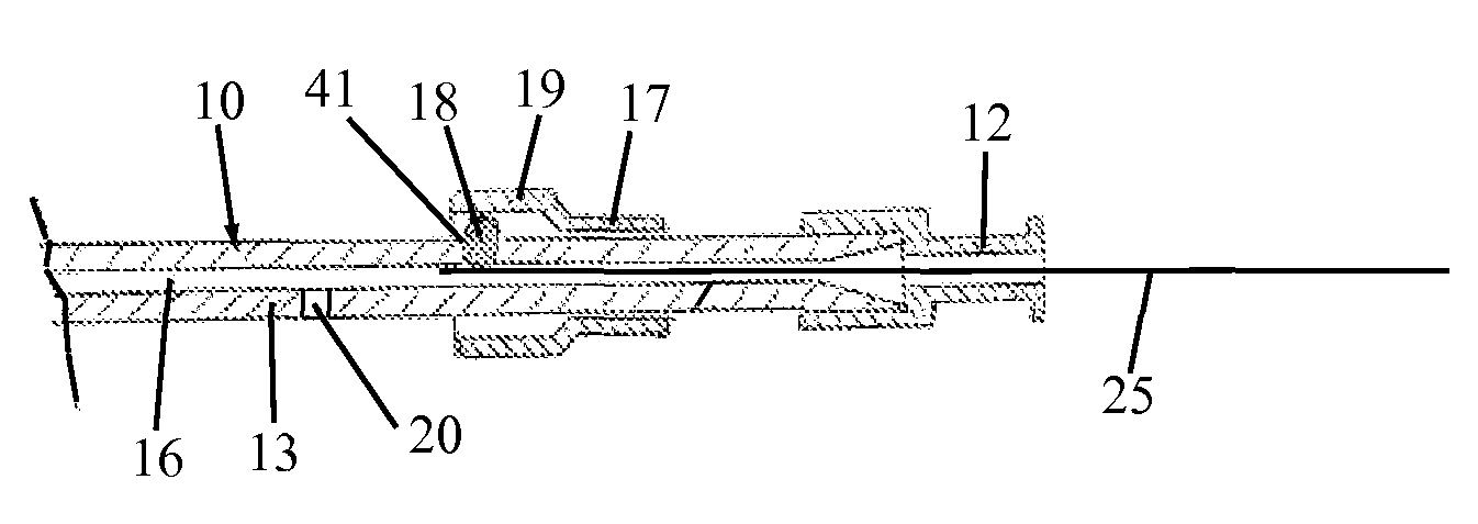 Needle and guidewire holder