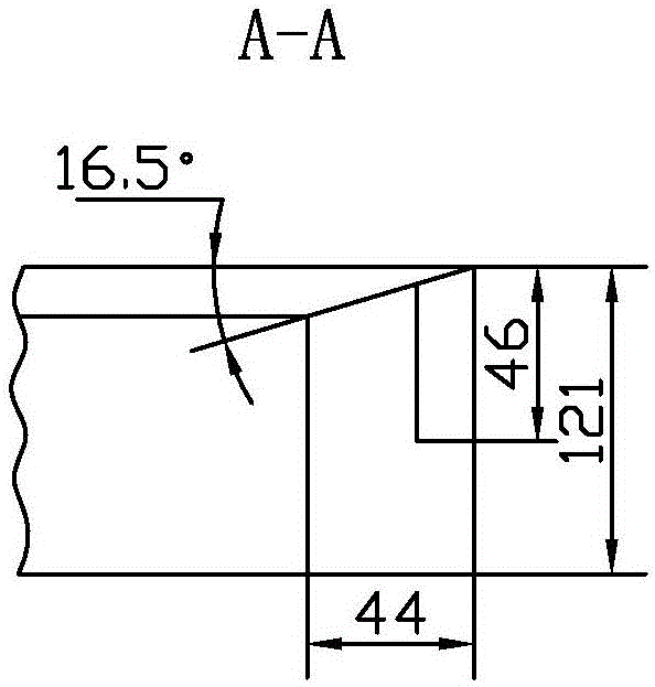 Nuclear power semi-ring machining method