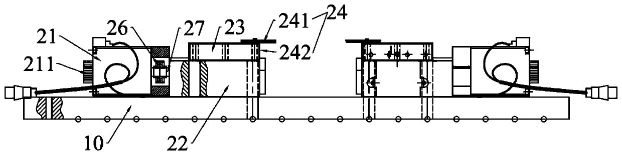 Device and method for testing sensitivity of flexible film sensing elements