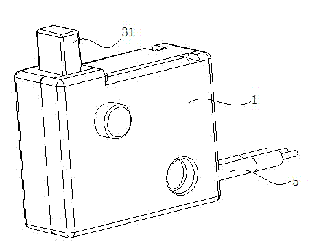 Long-stroke water-proof microswitch