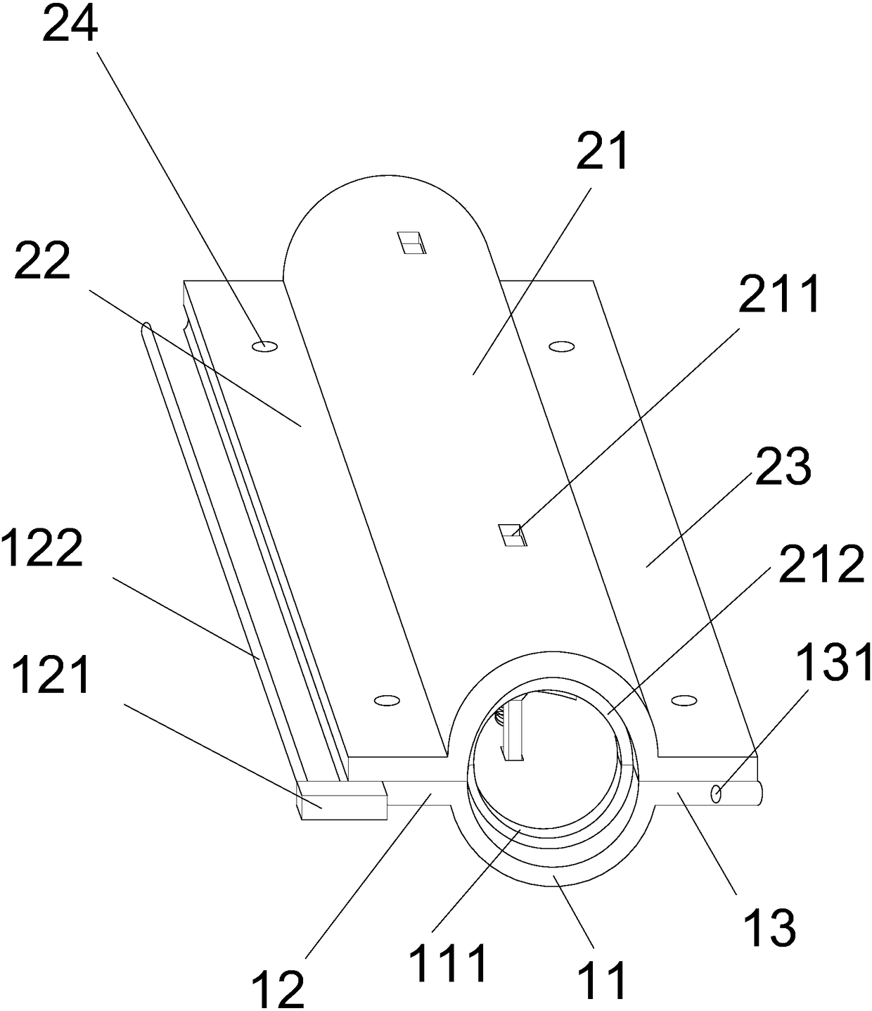 A convenient wire clamp