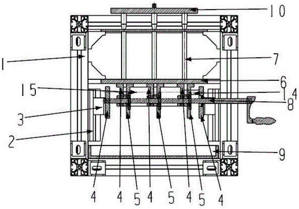 A simple machine for processing waste gel pen refills