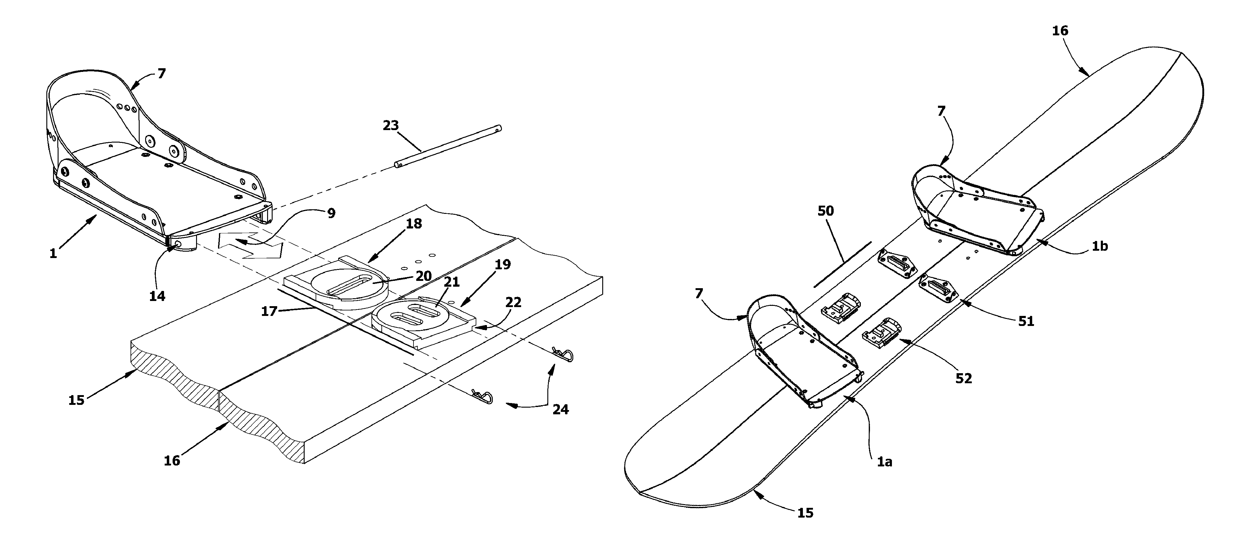 Splitboard bindings