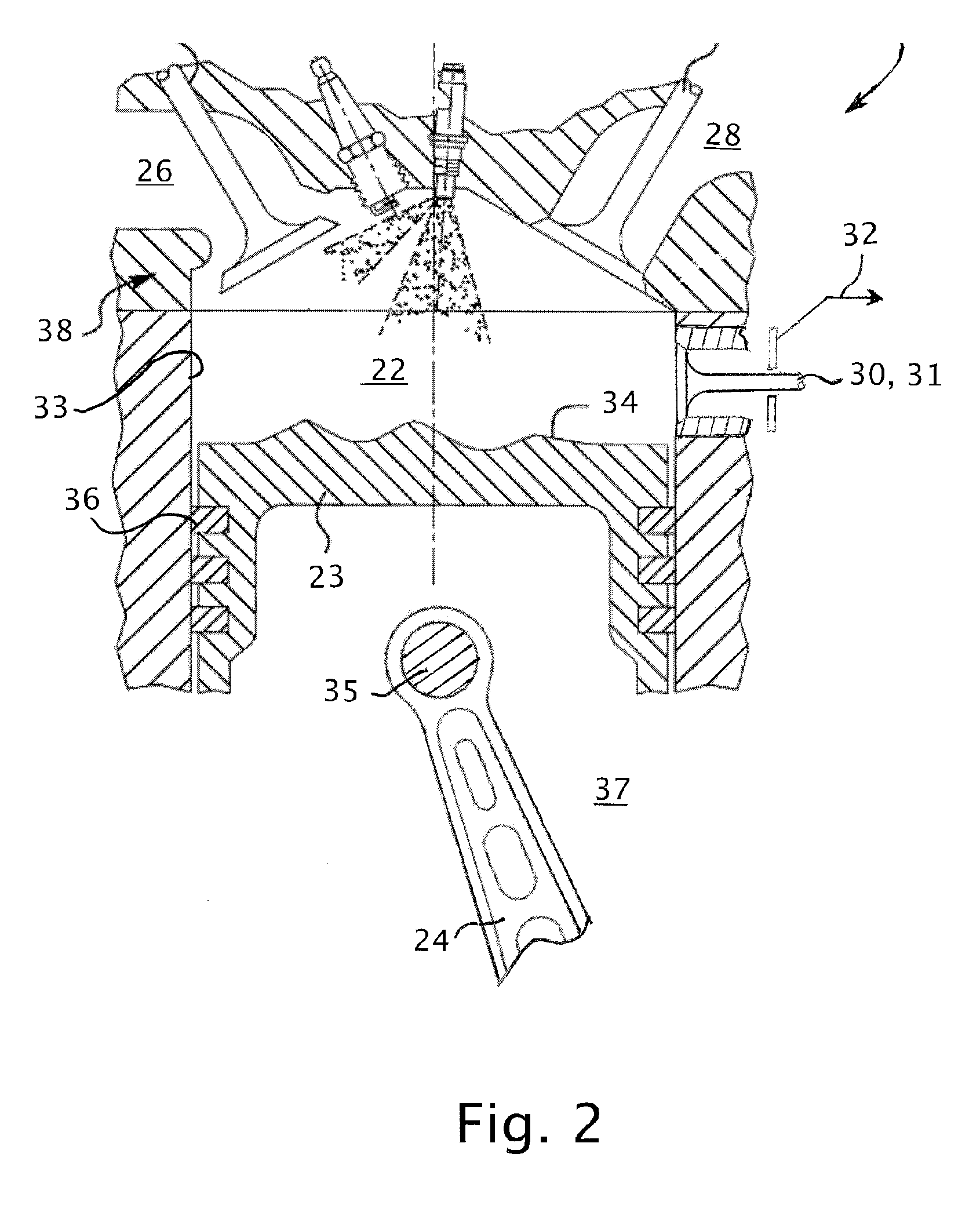 System and method for controling crankshaft position during engine shutdown using cylinder pressure