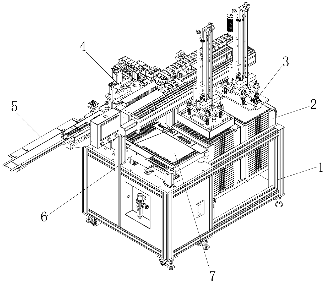 Small product batch feeding device and implementation method thereof