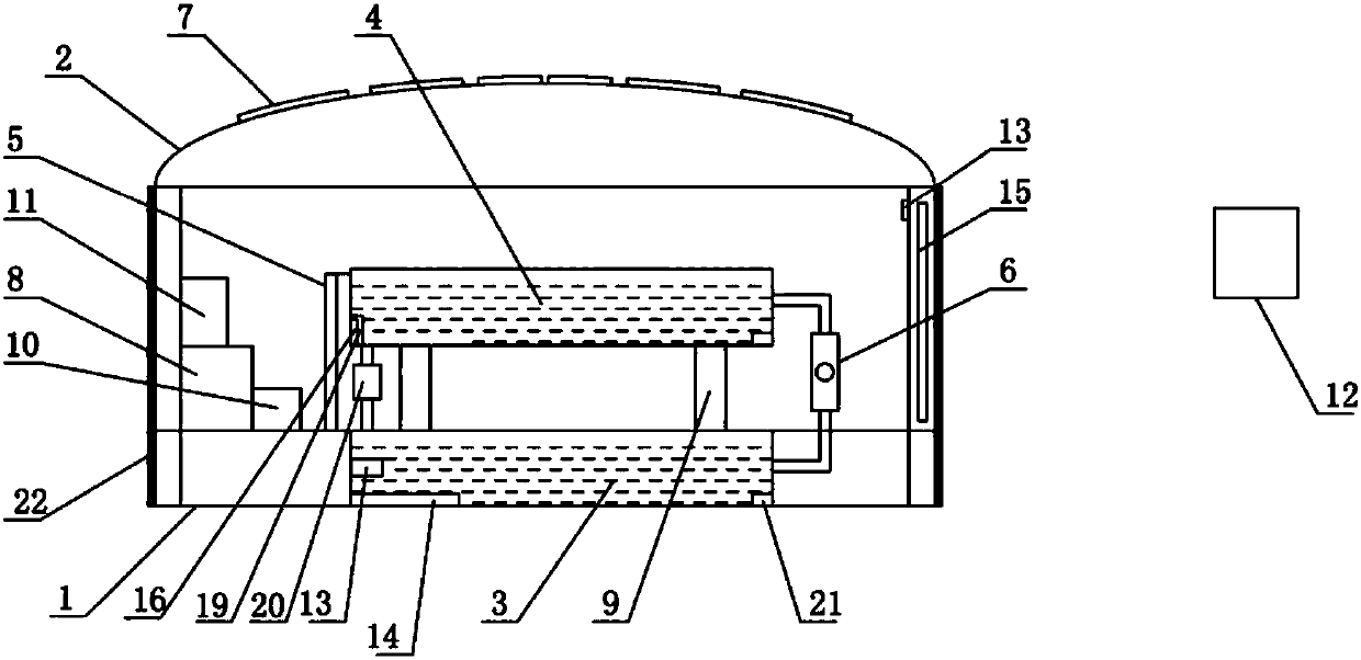 A heat recovery low energy consumption constant temperature swimming pool