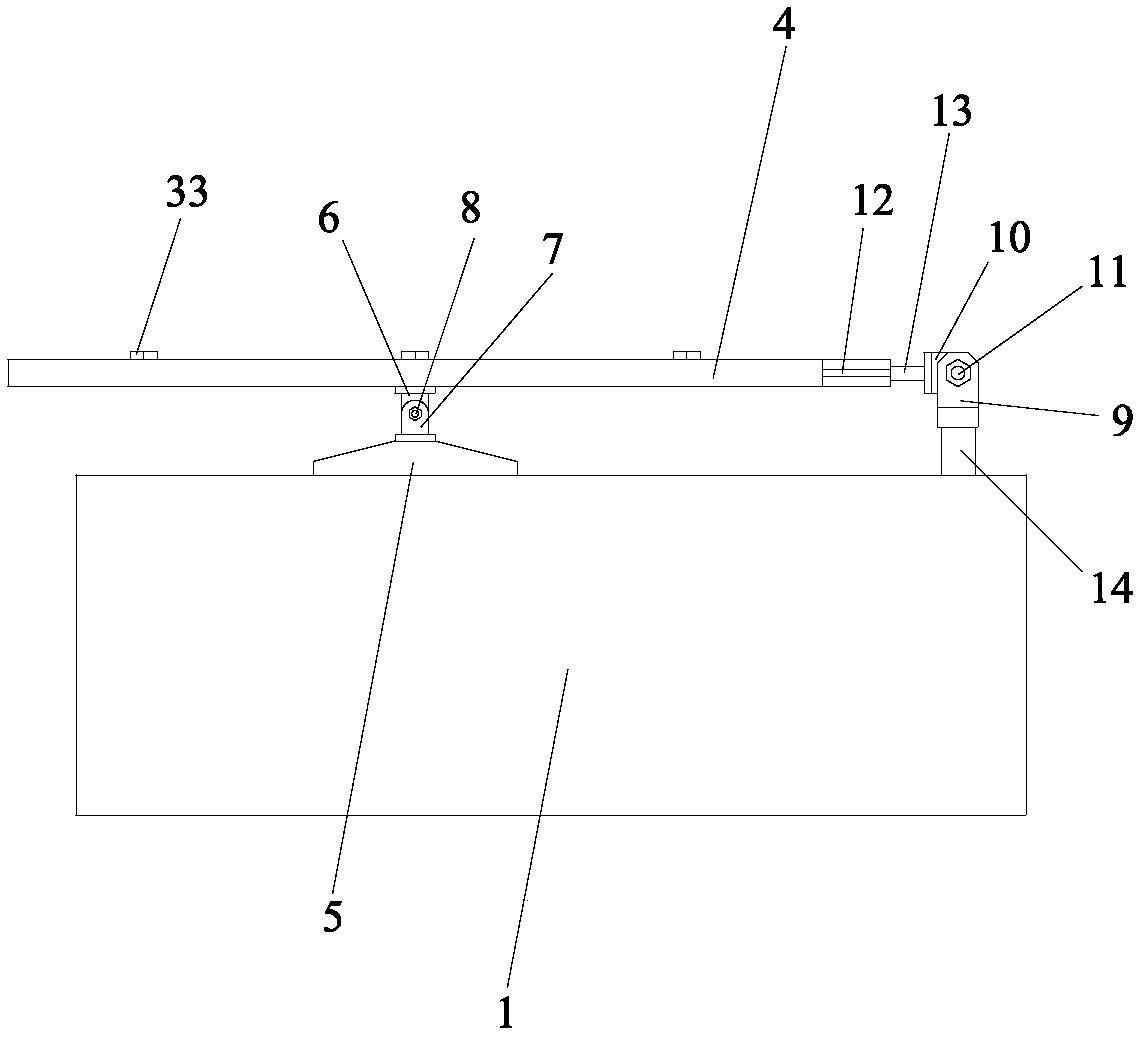 Dual-vibration table model test device capable of independently providing single-degree of freedom vertical torsional vibration load