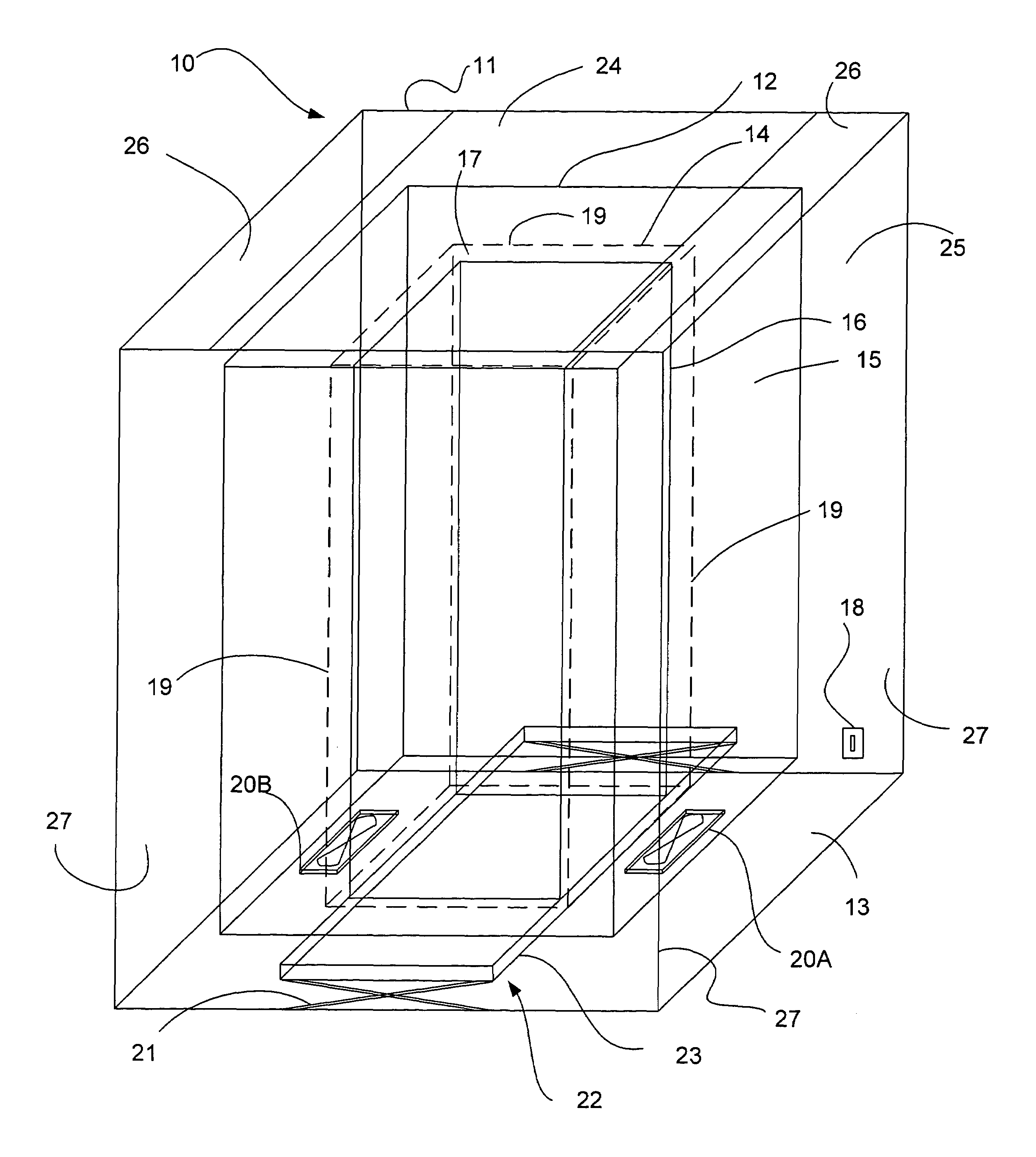 Air lock cover vent for telecommunications equipment