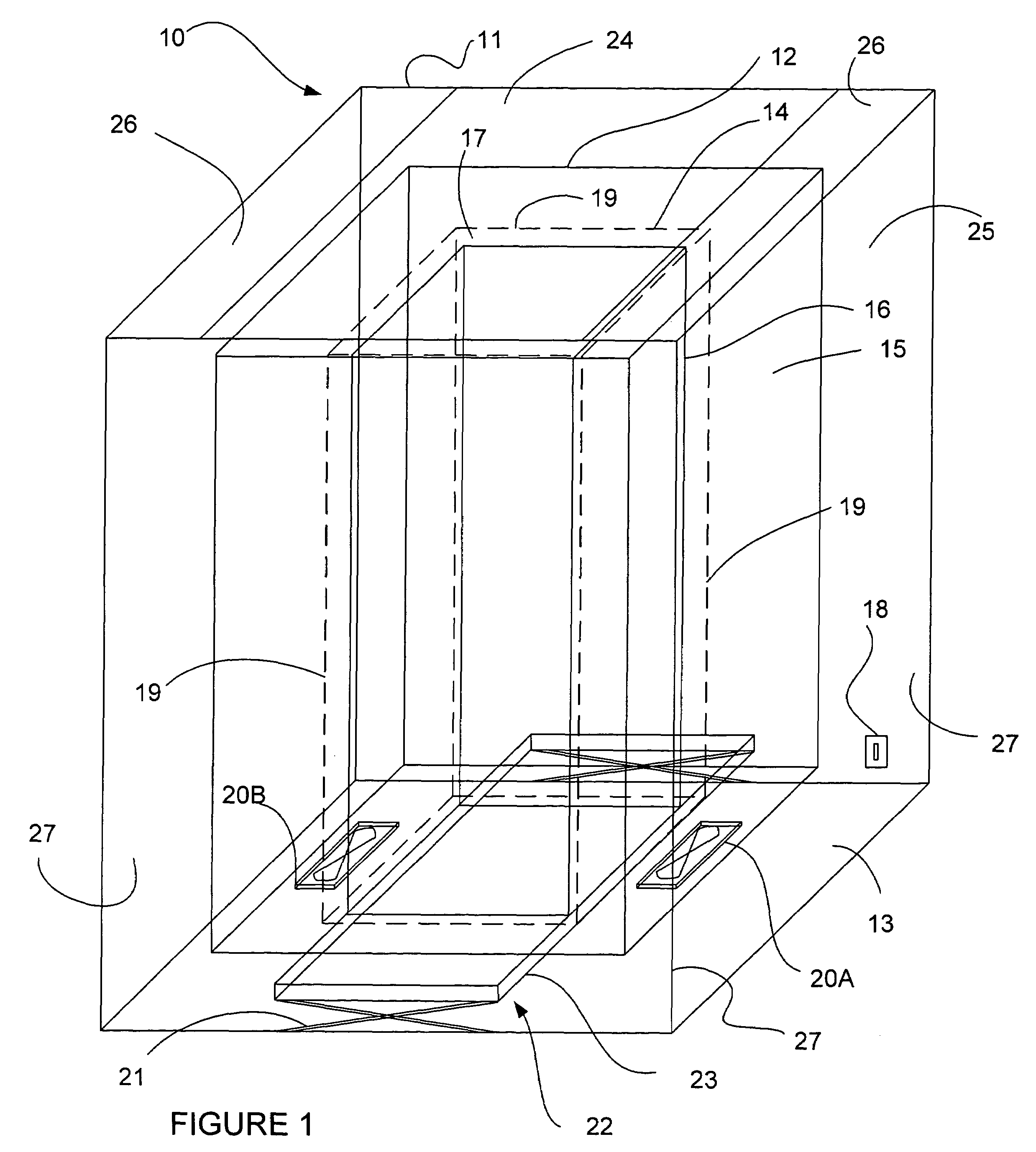 Air lock cover vent for telecommunications equipment