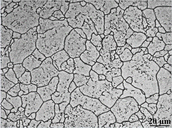 Method for displaying original austenite grain boundary of 85Cr2MnMo liner steel