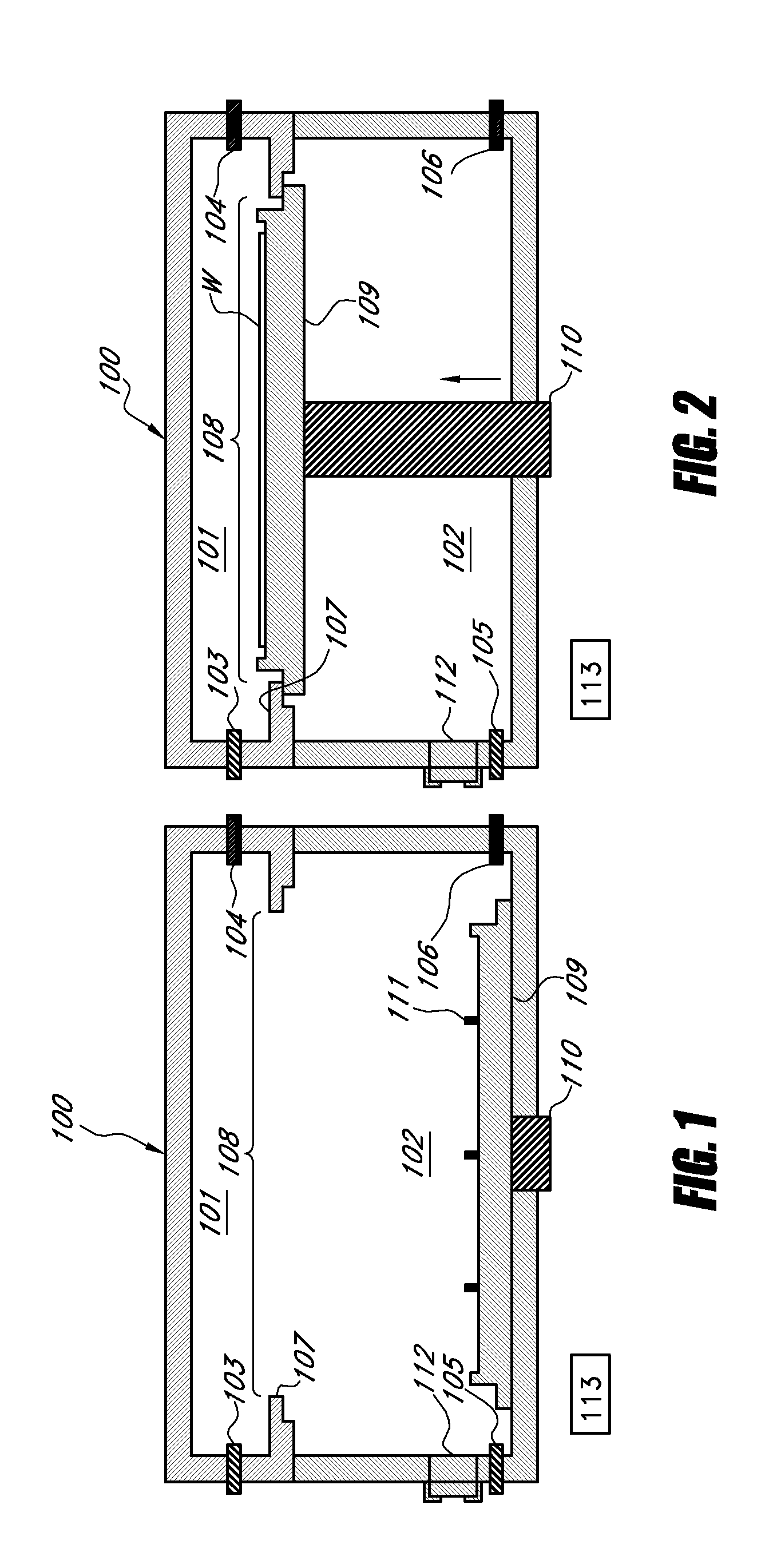 Method and apparatus for minimizing contamination in semiconductor processing chamber