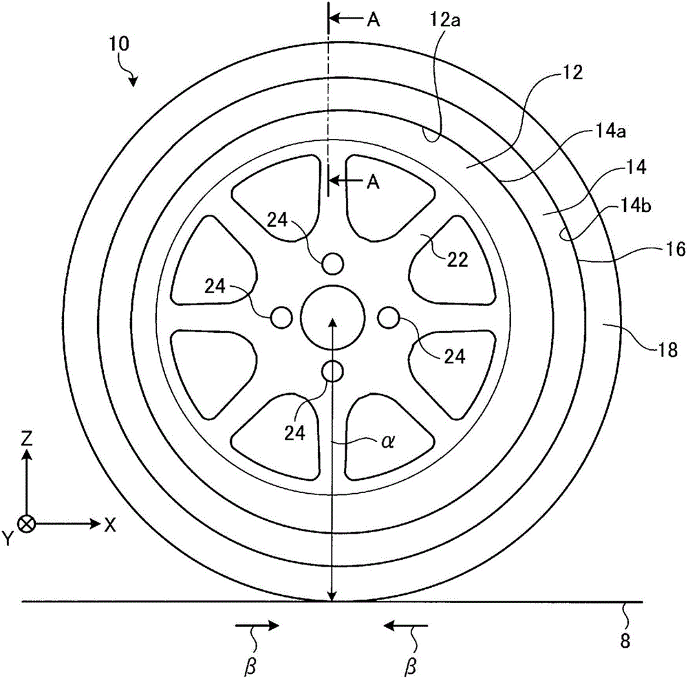 Tire/Wheel Assembly and Tread Ring