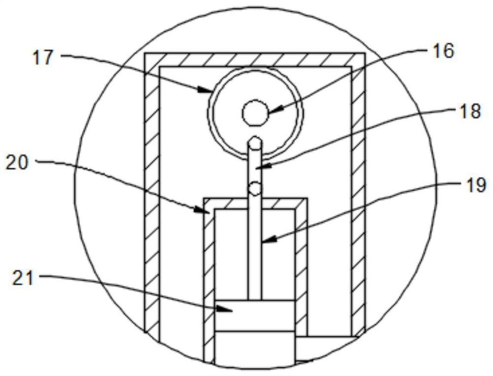 Injection blowing hollow forming device