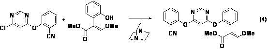 Preparation method of azoxystrobin and its key intermediate