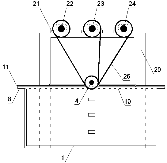 Test device and test method for simulating soil mass column hole expansion