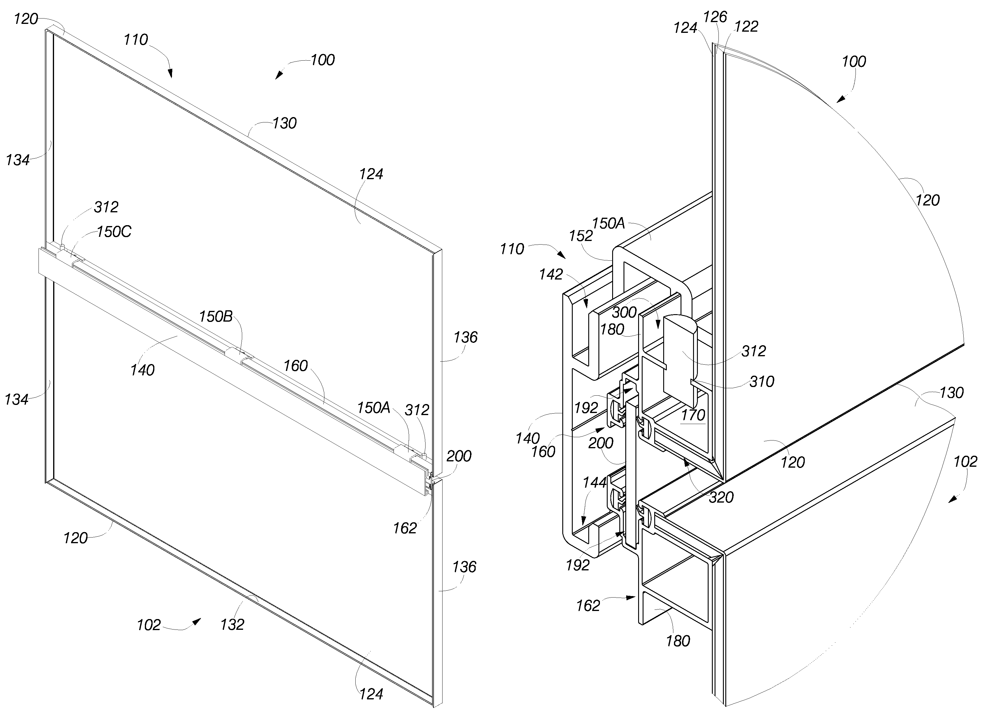 Exterior building panel with condensation draining system