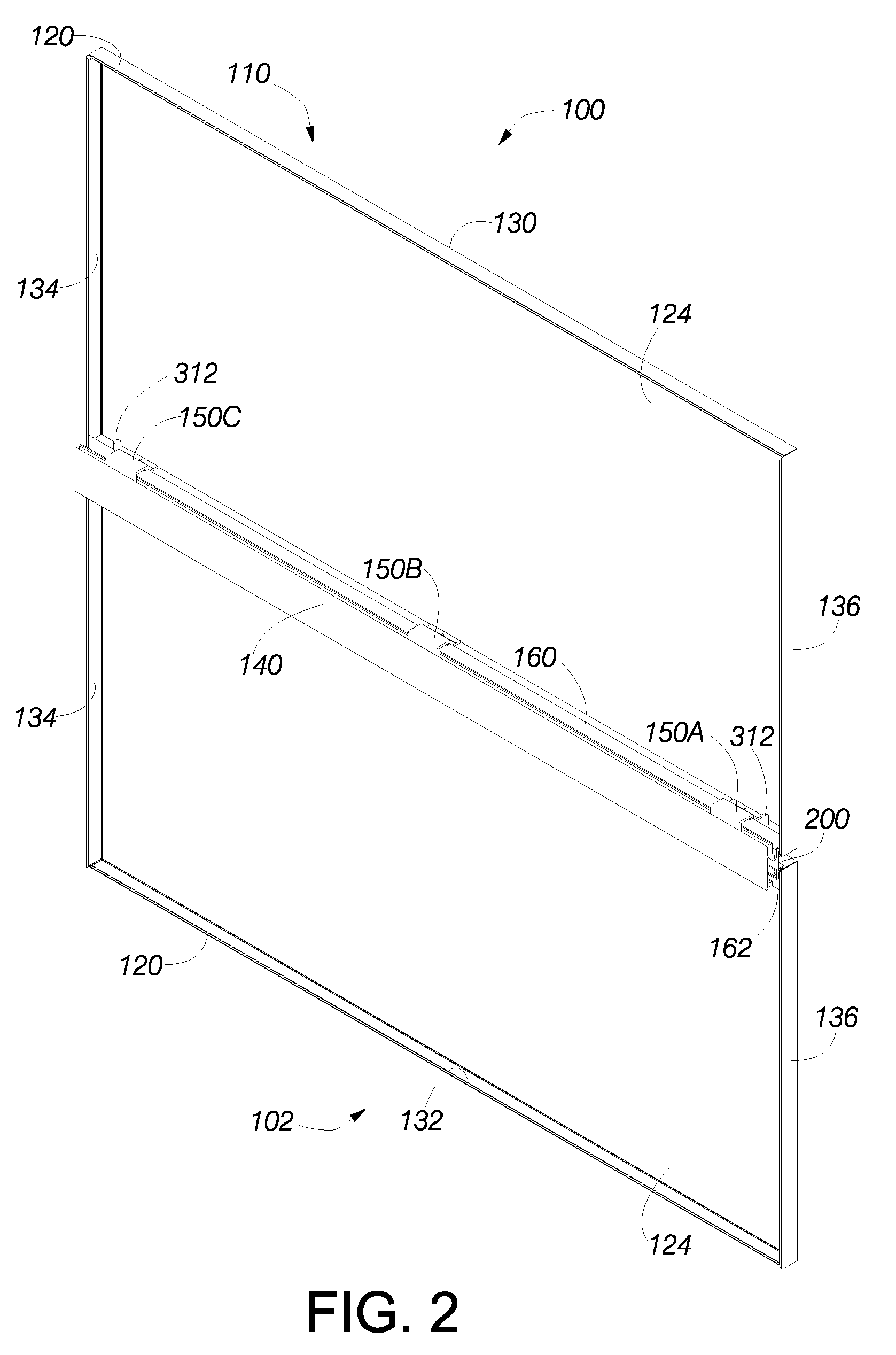 Exterior building panel with condensation draining system