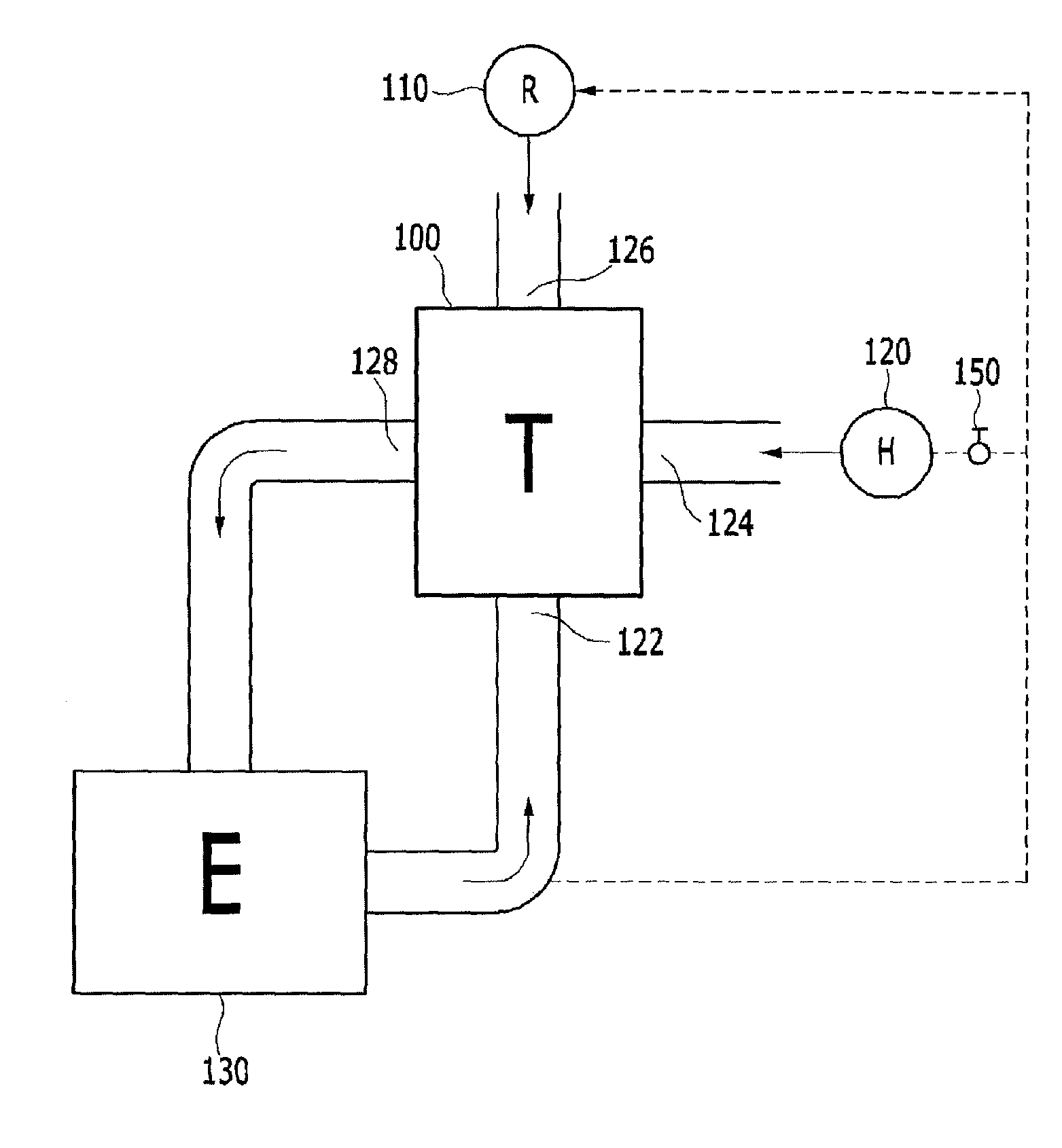 Engine having thermostat and system thereof