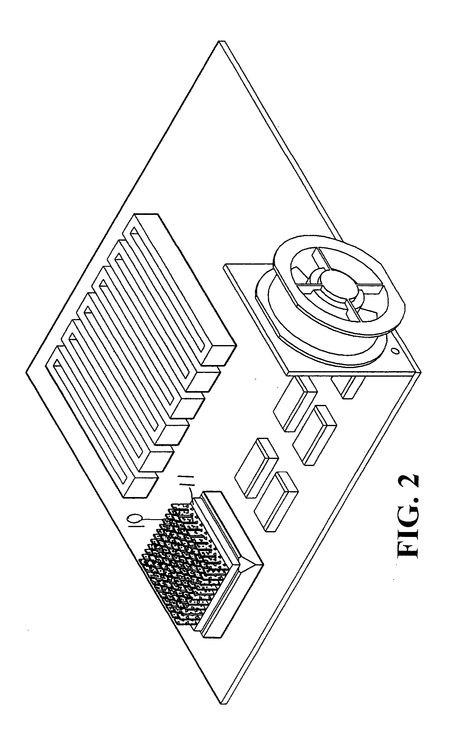 Heatsink having porous fin