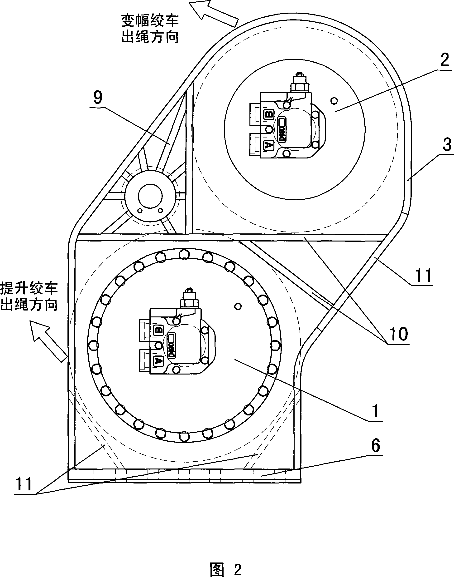 Combination type hydraulic pressure reel cart