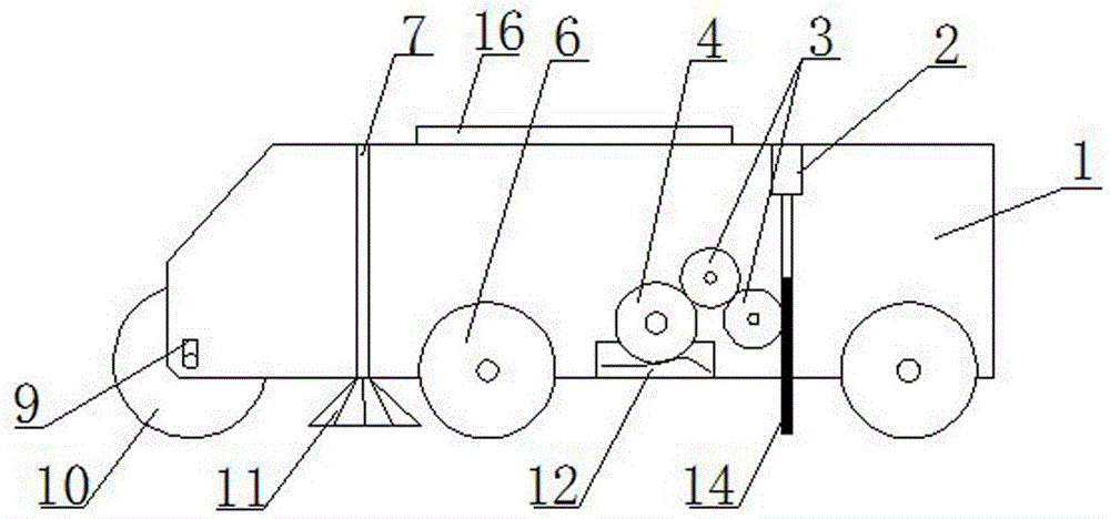 Road line marker with energy saving function