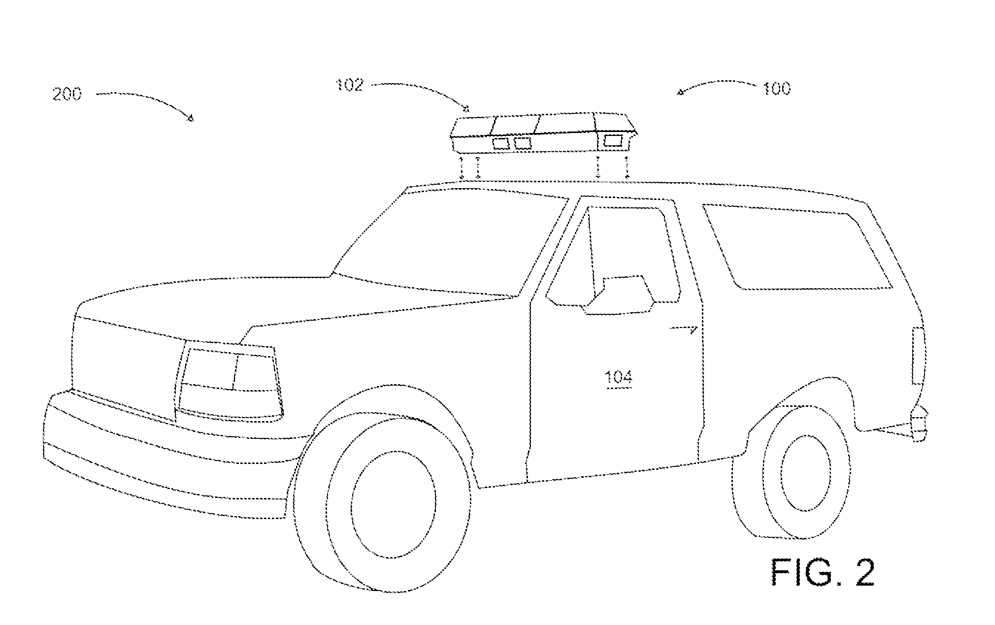 Electronic lightbar warning device and method of use thereof