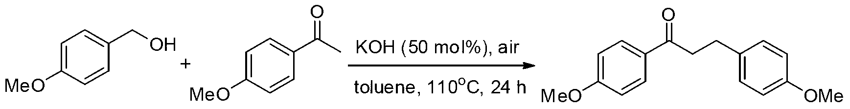 Green synthesis method for substituted ketone