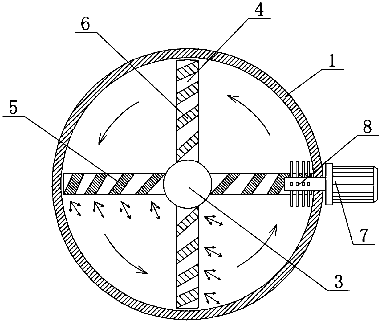 High-speed wet mixing granulator